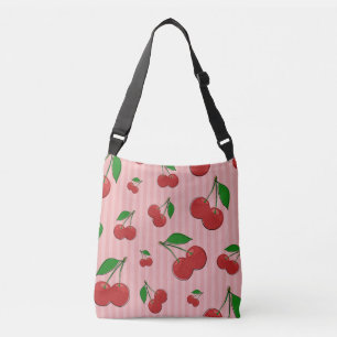 Cherries Illustration Tragetaschen Mit Langen Trägern