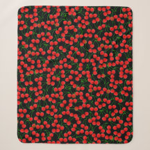 Cherries Jubilee - Mittel-Sherpa-Blanket