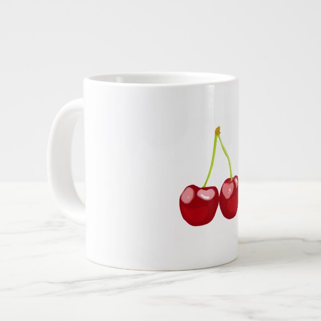 Cherries Jumbo-Tasse (Vorderseite Links)