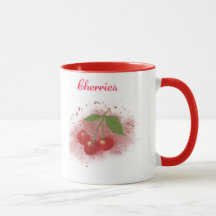 Cherries Kaffee Tasse - Wählen Sie Ihre Frucht