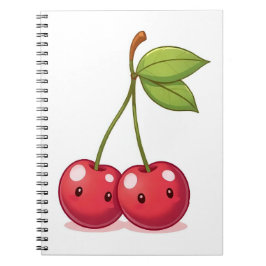 Cherries notebook notizblock