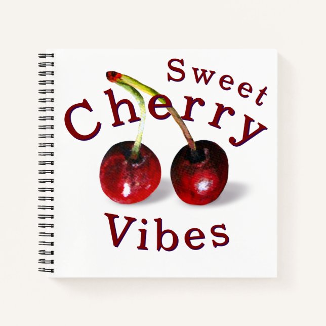 Cherries-Notebook Notizbuch (Vorderseite)