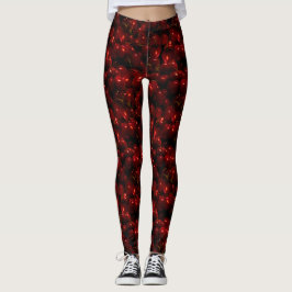 Cherries Pattern Leggings