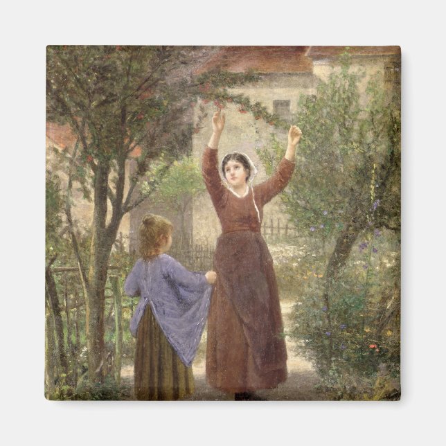 Cherries pflücken magnet (Vorne)