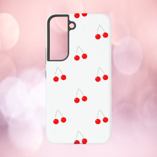 Cherries Red Pattern Samsung Galaxy Hülle