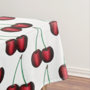 Cherries Ripe Red Cherry Summer Frucht Print Tischdecke