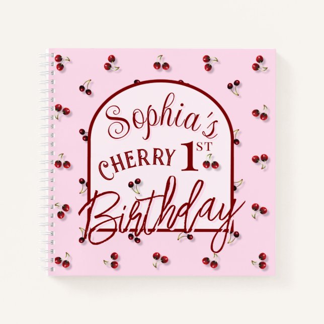 Cherries SpiralNotebook Notizbuch (Vorderseite)