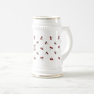 Cherries Stein Bierglas