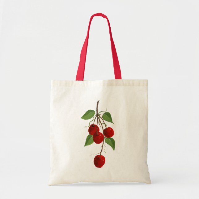 Cherries Tote Bag Tragetasche (Vorne)