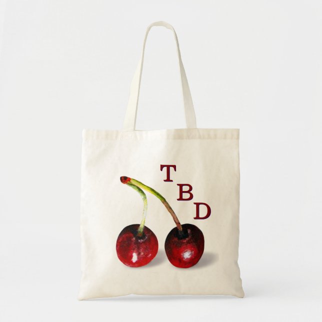 Cherries Tote Bag Tragetasche (Vorne)