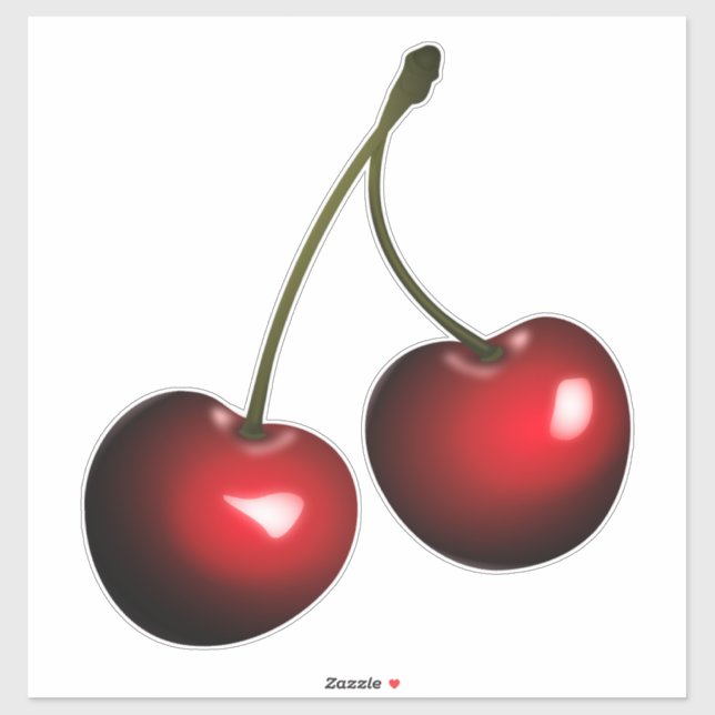 Cherries Vinyl Stickers Aufkleber (Blatt)