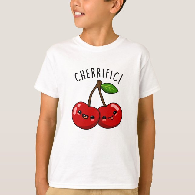Cherrific Funny Red Cherry Pub T-Shirt (Vorderseite)