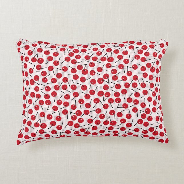 Cherry Accent Pillow Dekokissen (Vorderseite)