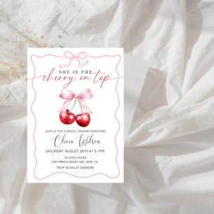 Cherry am oberen Brautparty - Sweet & Elegantes Pa Einladung
