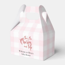Cherry auf der Babydusche Geschenkschachtel