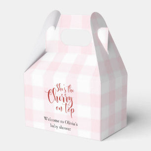 Cherry auf der Babydusche Geschenkschachtel