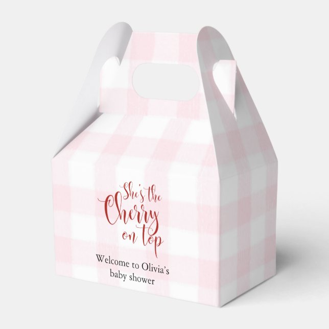 Cherry auf der Babydusche Geschenkschachtel (Vorderseite)