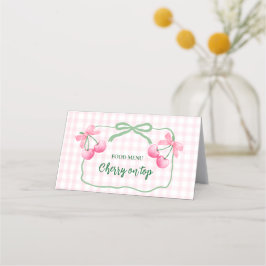 Cherry auf der obersten Geburtstagskarte Treuekarte