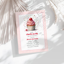 Cherry auf Top Baby Dusche