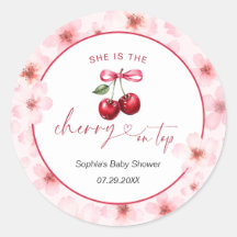 Cherry auf Top Baby Dusche Kirsche Blossom
