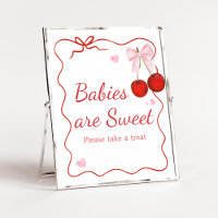 Cherry auf Top Baby Shower Babys sind süß