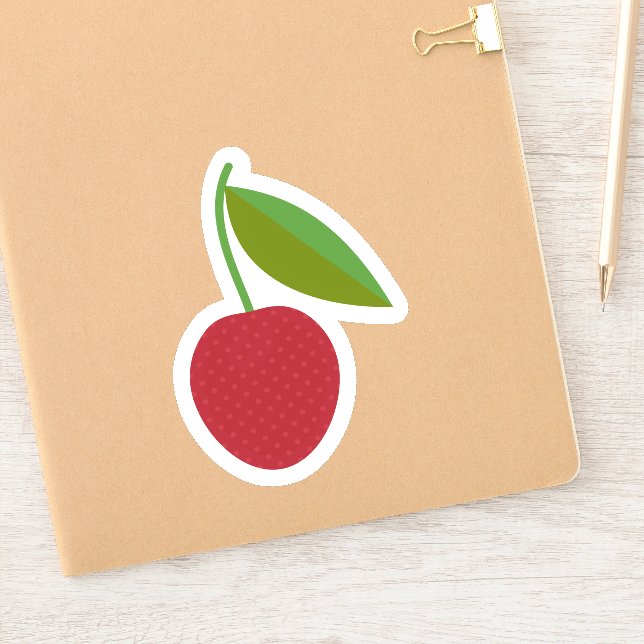 Cherry Aufkleber (Notizbuch)
