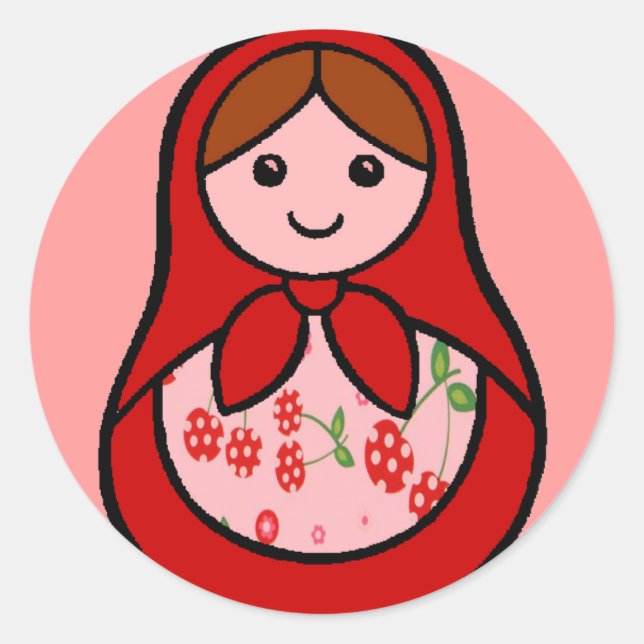 Cherry Babuska Stickers (Vorderseite)