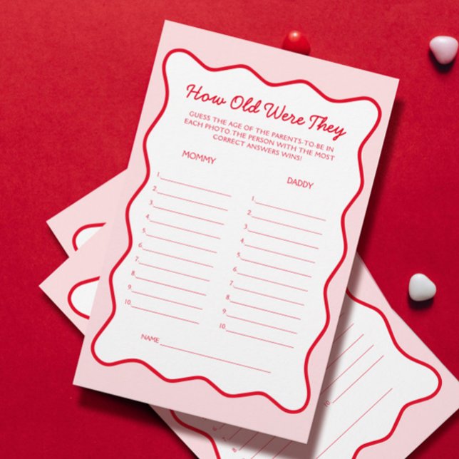 Cherry Baby Dusche schätzt das Alter Spiel (Von Creator hochgeladen)