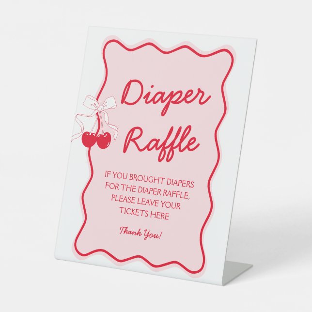Cherry Baby Duwer Diaper Raffle Sockelschild (Vorderseite)