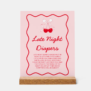 Cherry Baby shower Late Night Diapers Jeu