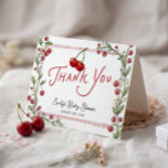 Cherry Baby Shower Thank You Dankeskarte<br><div class="desc">Say thanks in style with this Cherry Baby Shower Thank You Card</div>