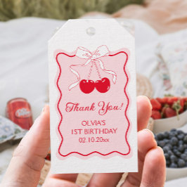 Cherry Birthday Party Fevor Geschenkanhänger