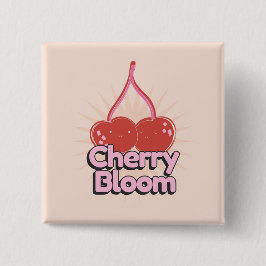 Cherry Bloom Button