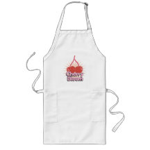 Cherry Bloom Long Apron