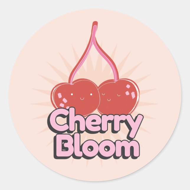 Cherry Bloom Sticker (Vorderseite)