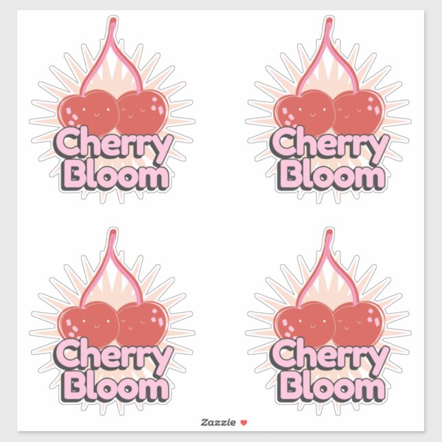 Cherry Bloom Sticker (Blatt)