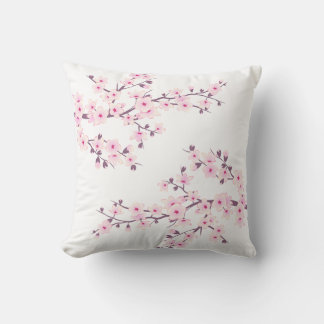 Cherry Blossom Baby Pink Coquette Aesthetic Kissen