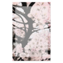 Cherry Blossom bearbeitete Stationerie