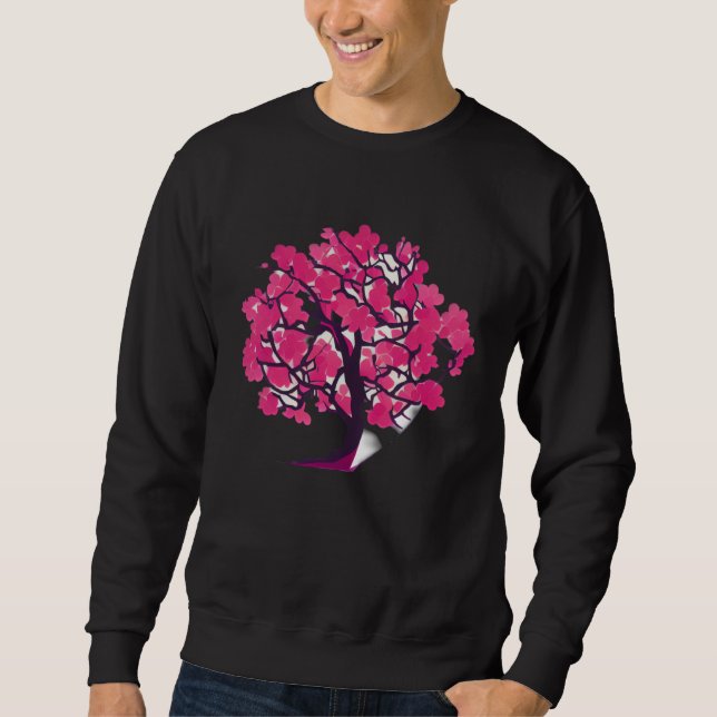 Cherry Blossom Beauty Tree of Life Sweatshirt (Vorderseite)