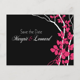 Cherry Blossom Bella Save the Date Ankündigungspostkarte