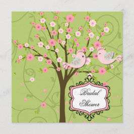 Cherry Blossom Birds Bridal Dusche Einladung