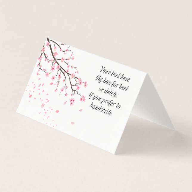 Cherry Blossom Blätter hinter (Vorderseite)