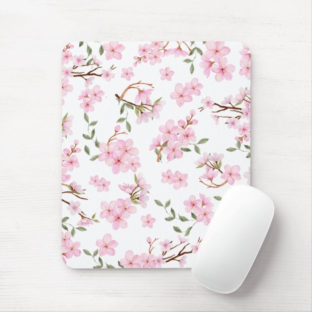 Cherry Blossom Bloom Mousepad (Mit Mouse)