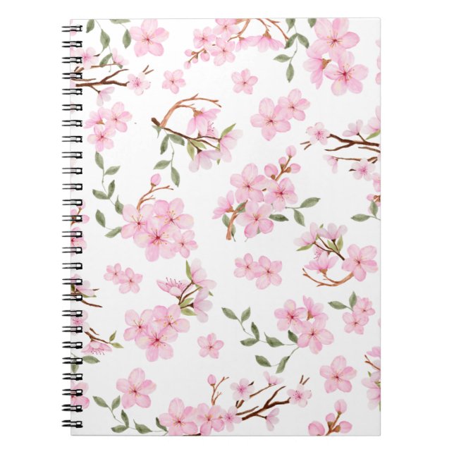 Cherry Blossom Bloom Notebook Notizblock (Vorderseite)