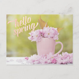 Cherry Blossom Blume Floral Stillleben Frühlingste Postkarte