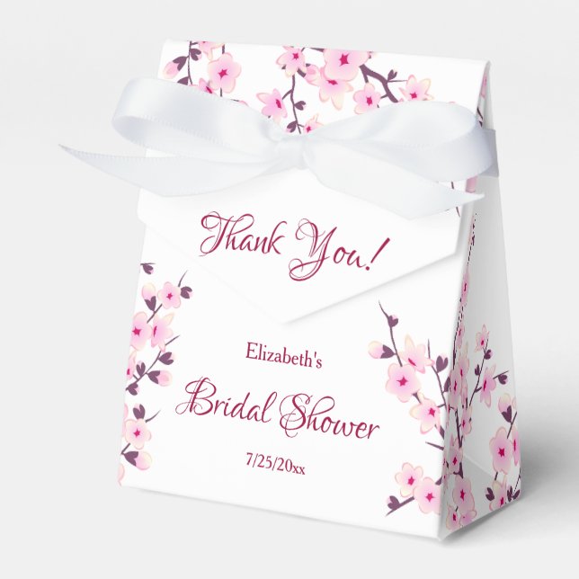 Cherry Blossom Brautparty Geschenkschachtel (Vorderseite)