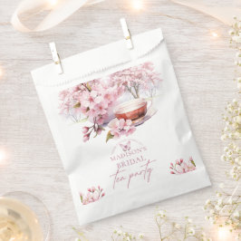 Cherry Blossom Bridal Tee Custom Geschenktütchen