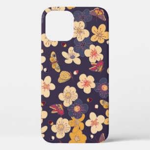 Cherry Blossom Butterfly Asian Print Case-Mate iPhone Hülle