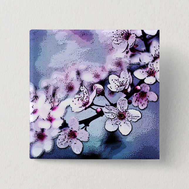 Cherry Blossom Button (Vorderseite)