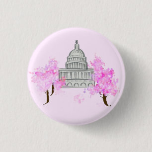 Cherry Blossom Button